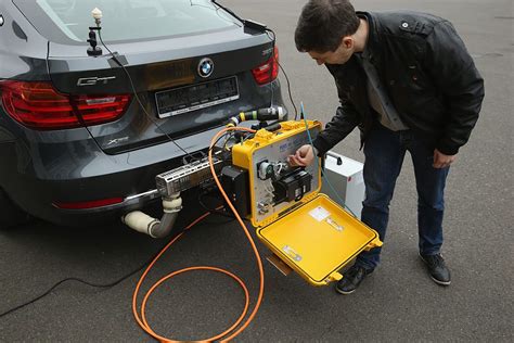 car exhaust emissions tester